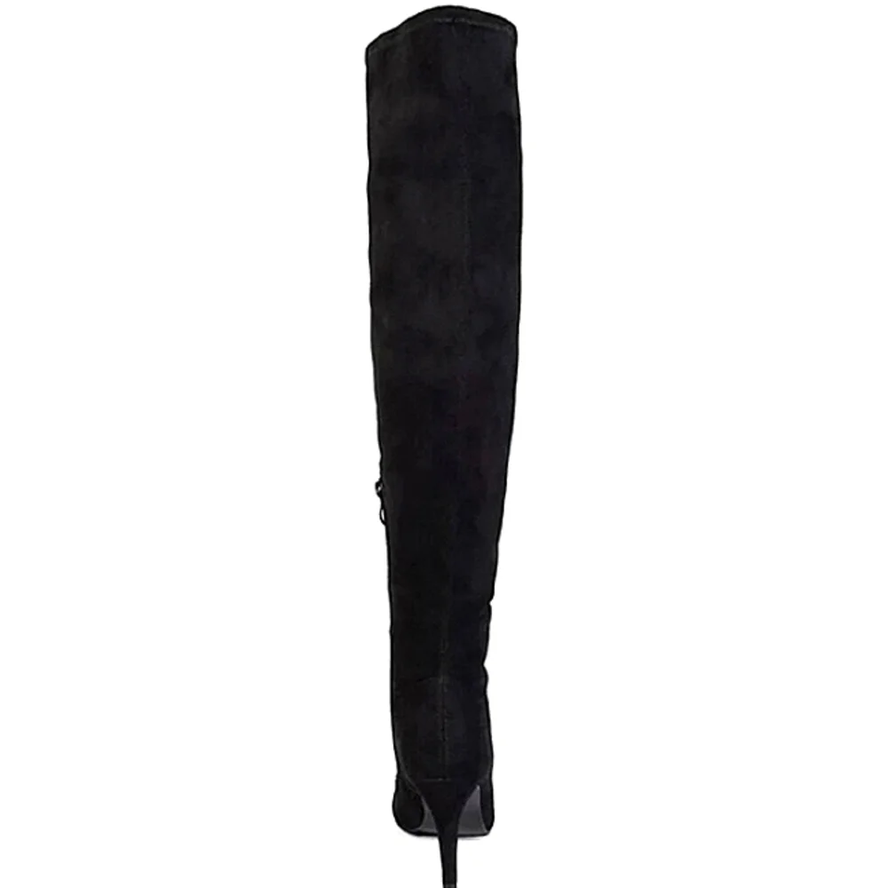 New w/o Box Journee Collection Trill Faux Suede Over The Knee Stiletto Boots 5.5